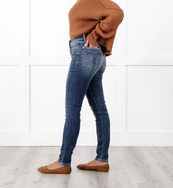 Judy Blue Thermal Skinny Jeans